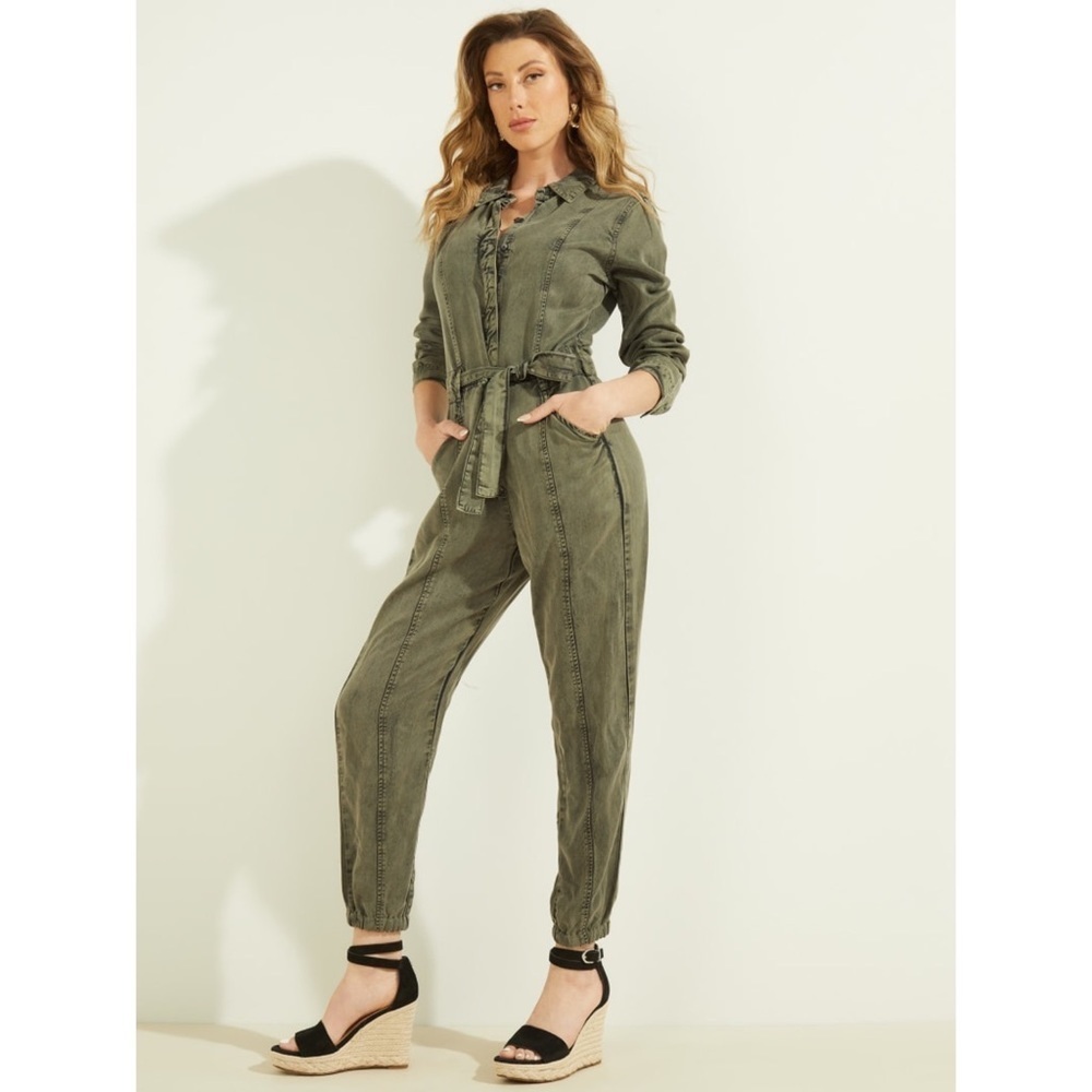 New GUESS Neva Jumpsuit SZ L
